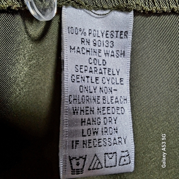 Vt Luxe Green Cape/Raincoat Women's One Size - Picture 6 of 7